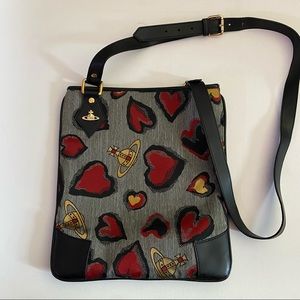 Vivienne Westwood Heart and Logo Crossbody Bag